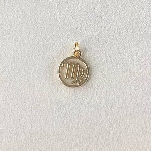 Golden Maiden Virgo Zodiac Charm